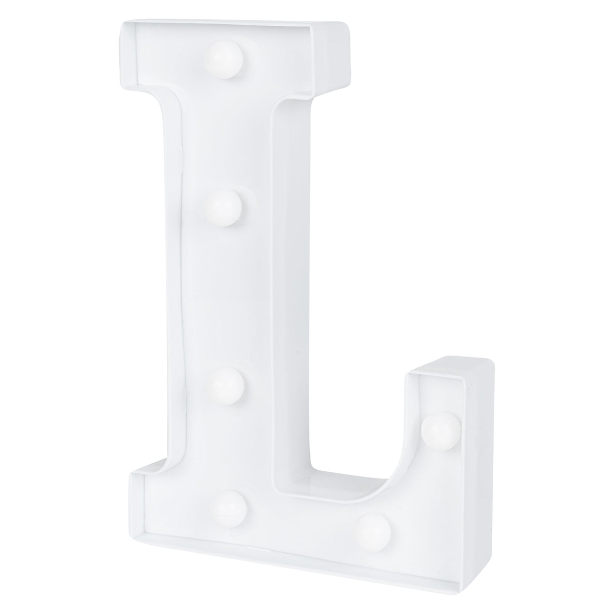 Sign, LED Marquee, 8.75 Inch, Letter L, White,1 - 1 EACH