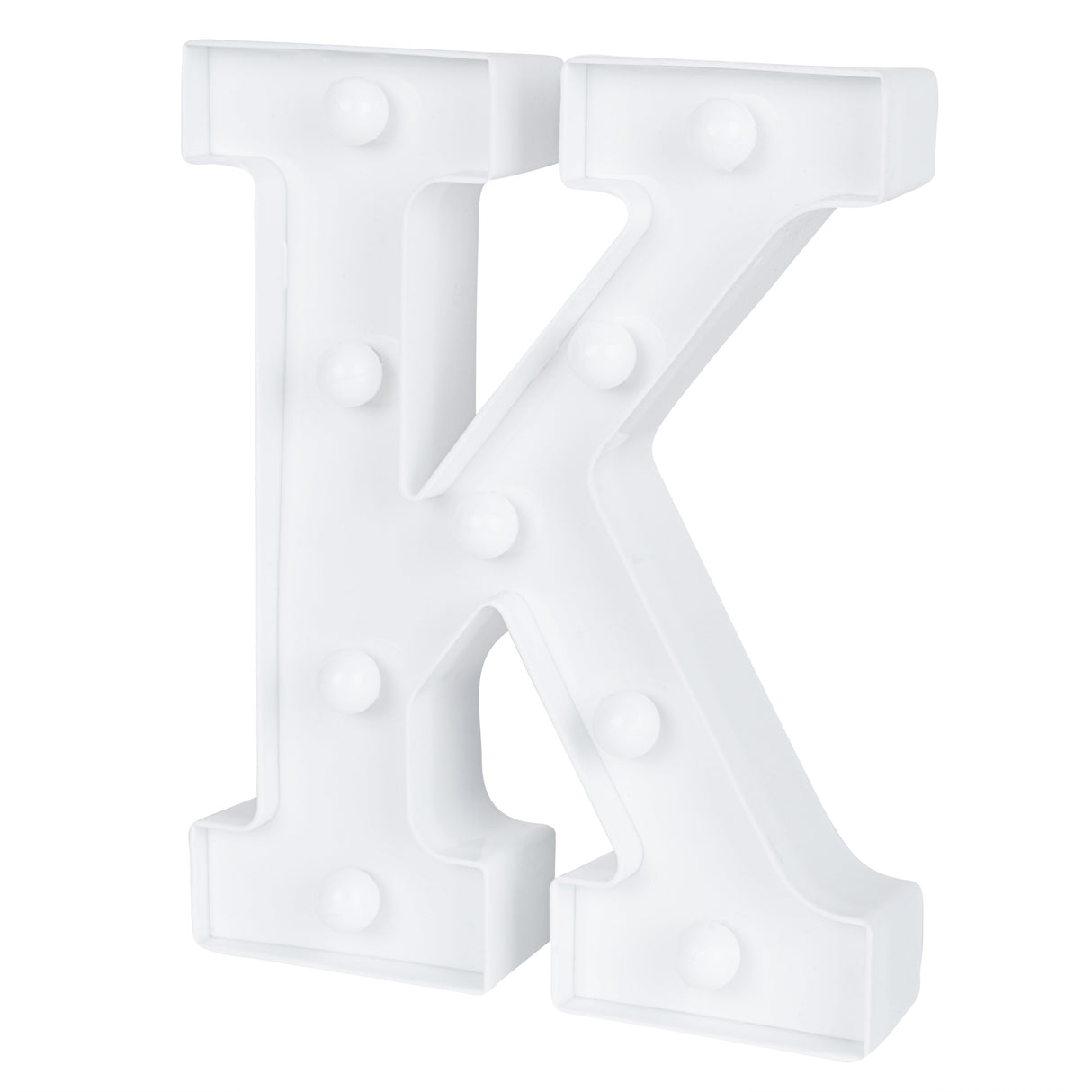 Sign, LED Marquee, 8.75 Inch, Letter K, White,1 - 1 EACH