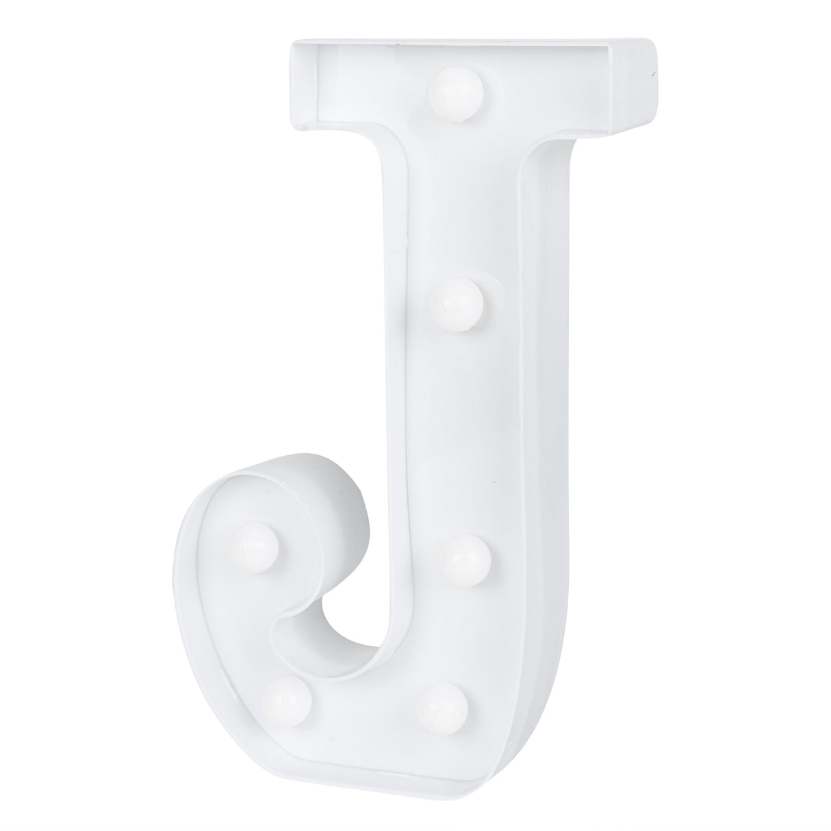 Sign, LED Marquee, 8.75 Inch, Letter J, White,1 - 1 EACH