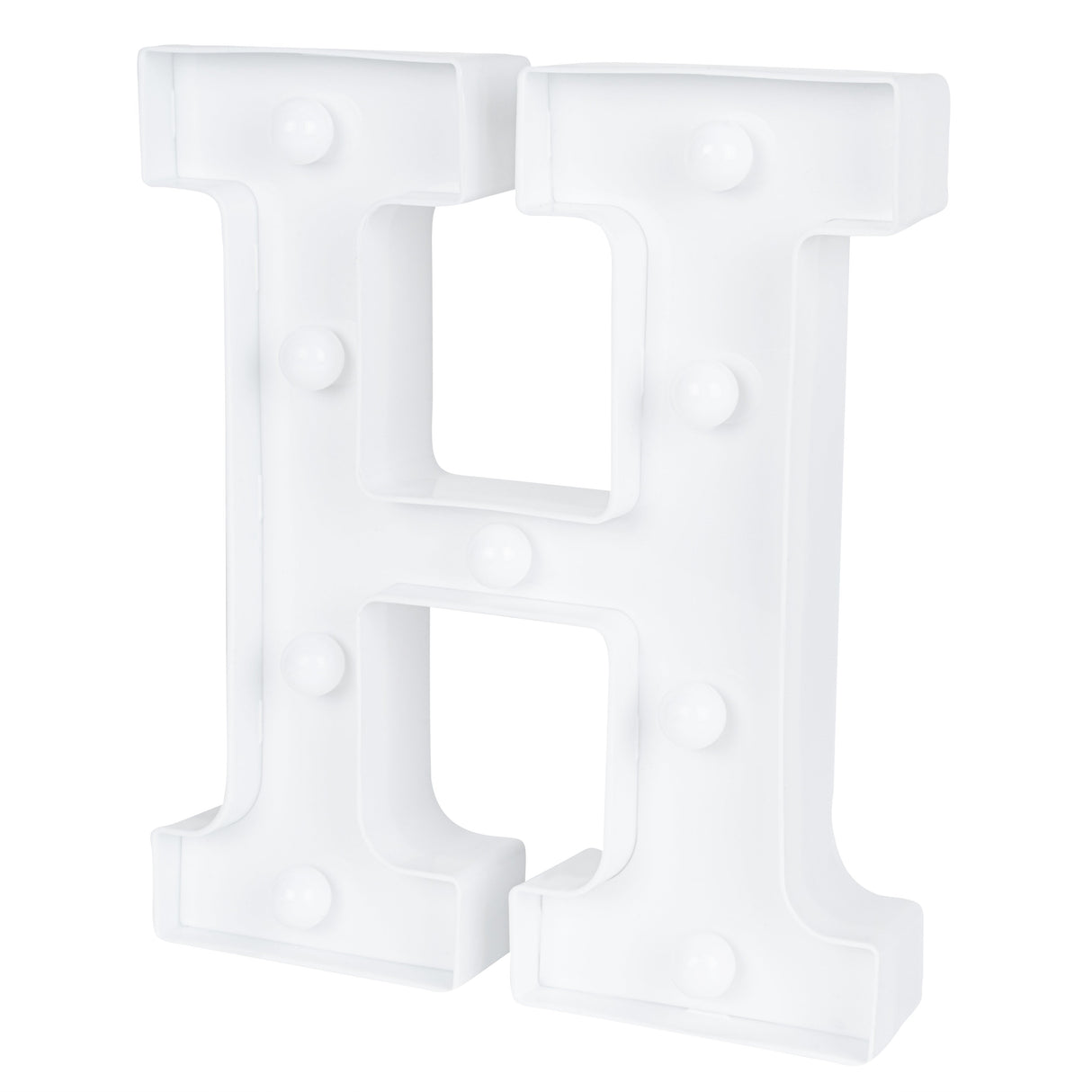 Sign, LED Marquee, 8.75 Inch, Letter H, White,1 - 1 EACH