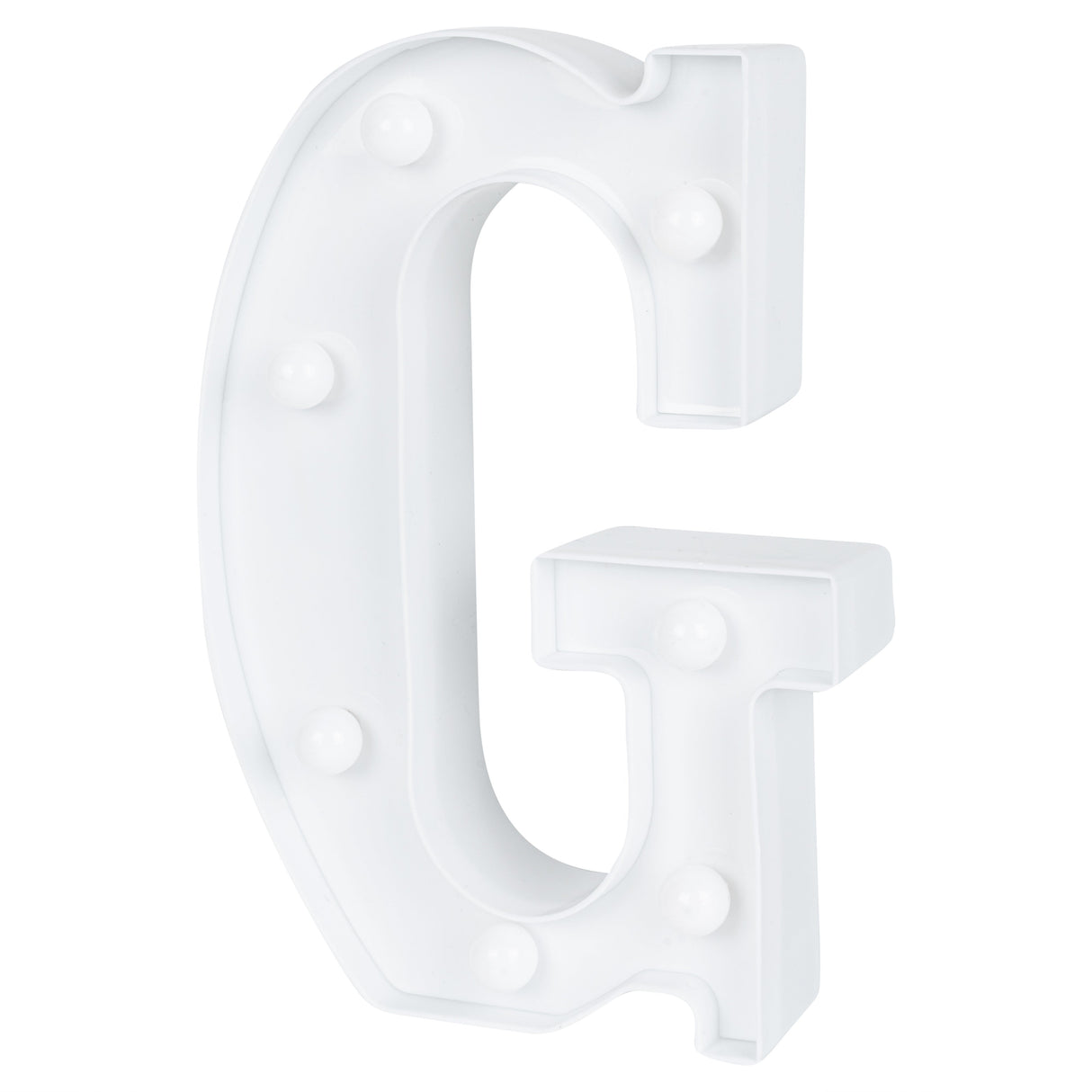 Sign, LED Marquee, 8.75 Inch, Letter G, White,1 - 1 EACH