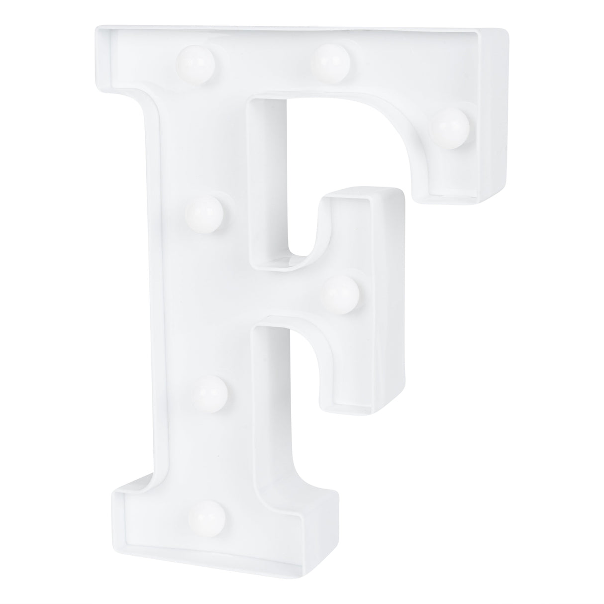 Sign, LED Marquee, 8.75 Inch, Letter F, White,1 - 1 EACH