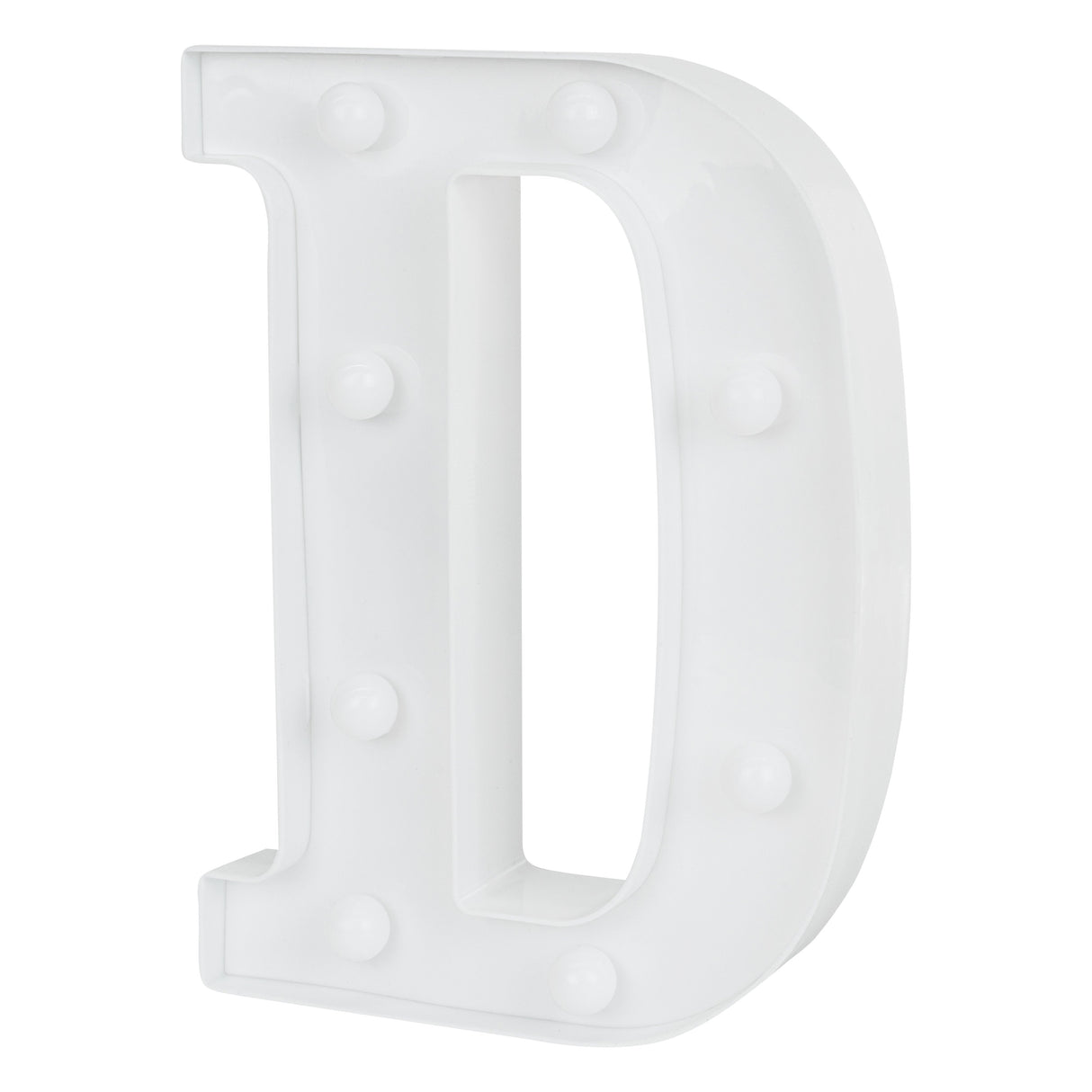 Sign, LED Marquee, 8.75 Inch, Letter D, White,1 - 1 EACH