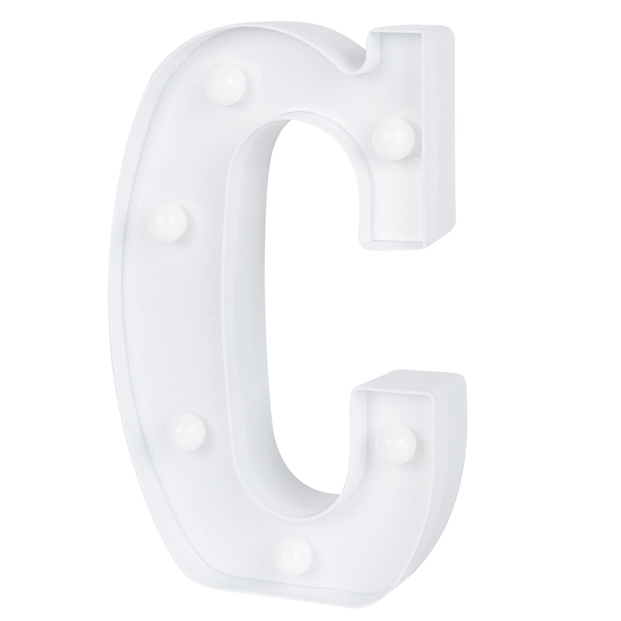 Sign, LED Marquee, 8.75 Inch, Letter C, White,1 - 1 EACH