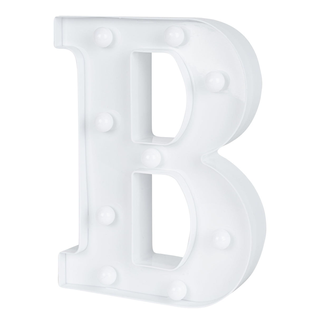 Sign, LED Marquee, 8.75 Inch, Letter B, White,1 - 1 EACH