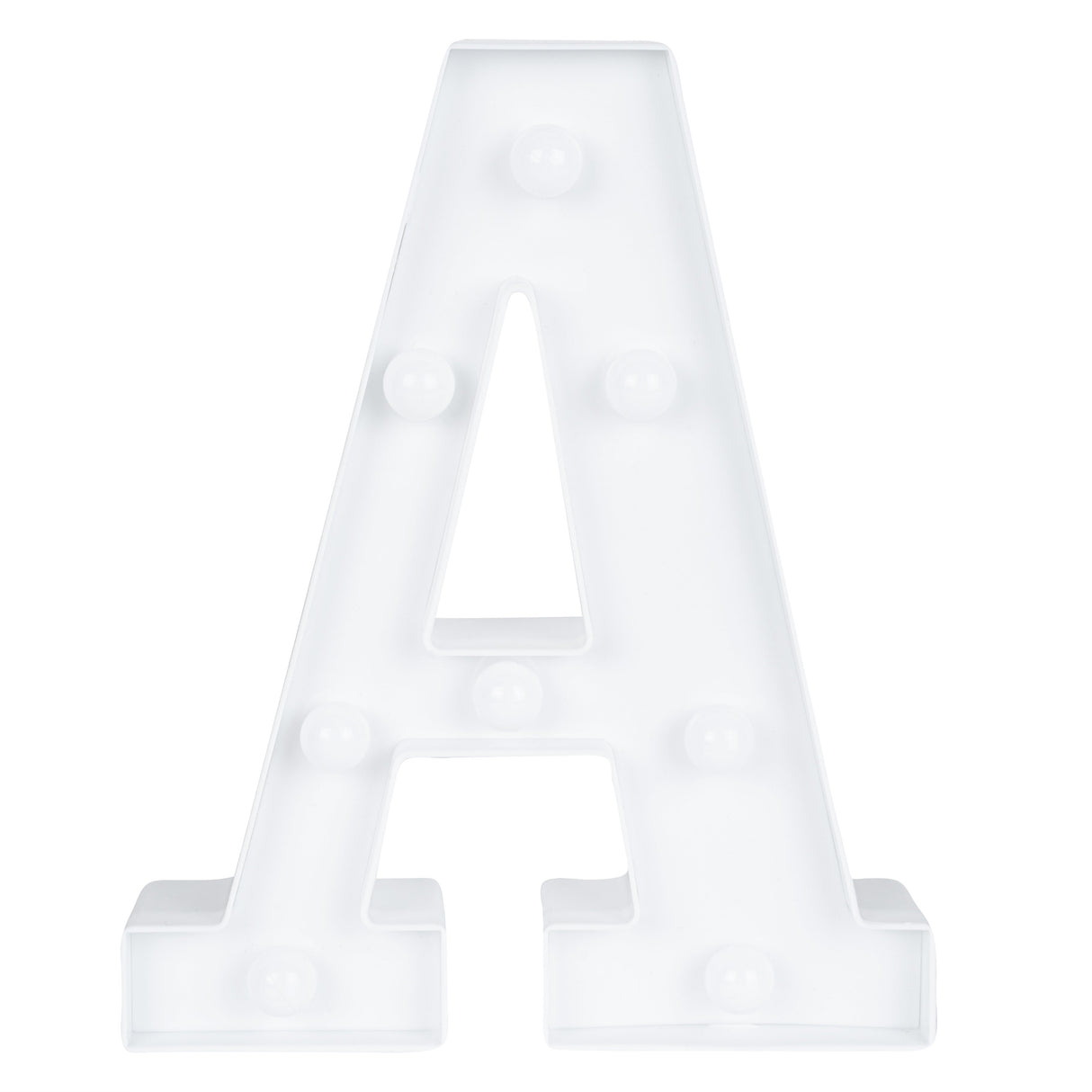 Sign, LED Marquee, 8.75 Inch, Letter A, White,1 - 1 EACH