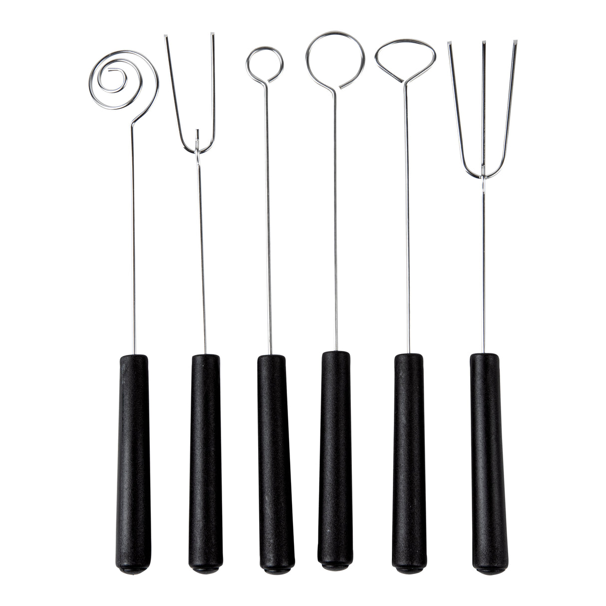 Dipping Tools, Fork, 6-Piece, Stainless Steel,1 - 1 EACH