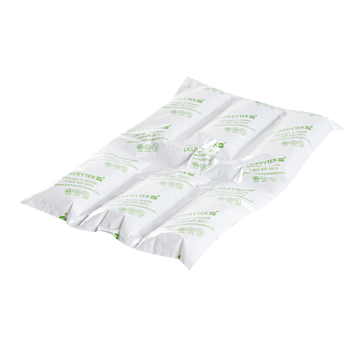 Ice Pack, Shipping, Delivery Tek, Plastic, 3 x 2 Cells, 11.5 x 7.75 Inch, 1 Each,10 - 1 COUNT