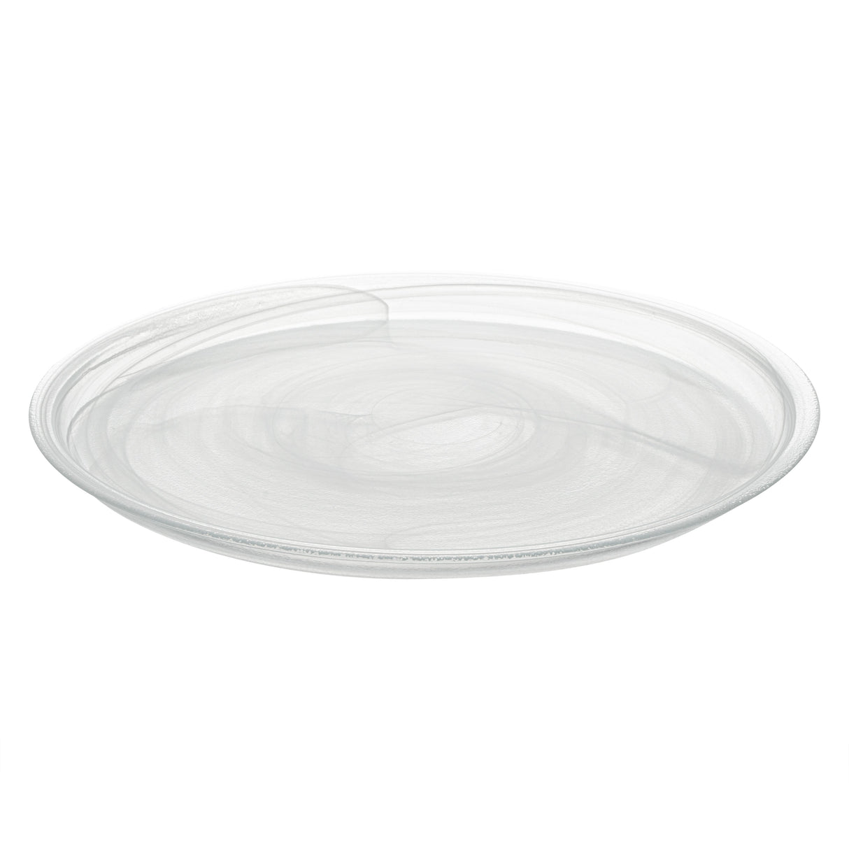 Plate, Vetri 13 x 13 x 0.75 Inch, Glass Solar, White, Round,1 - 1 EACH