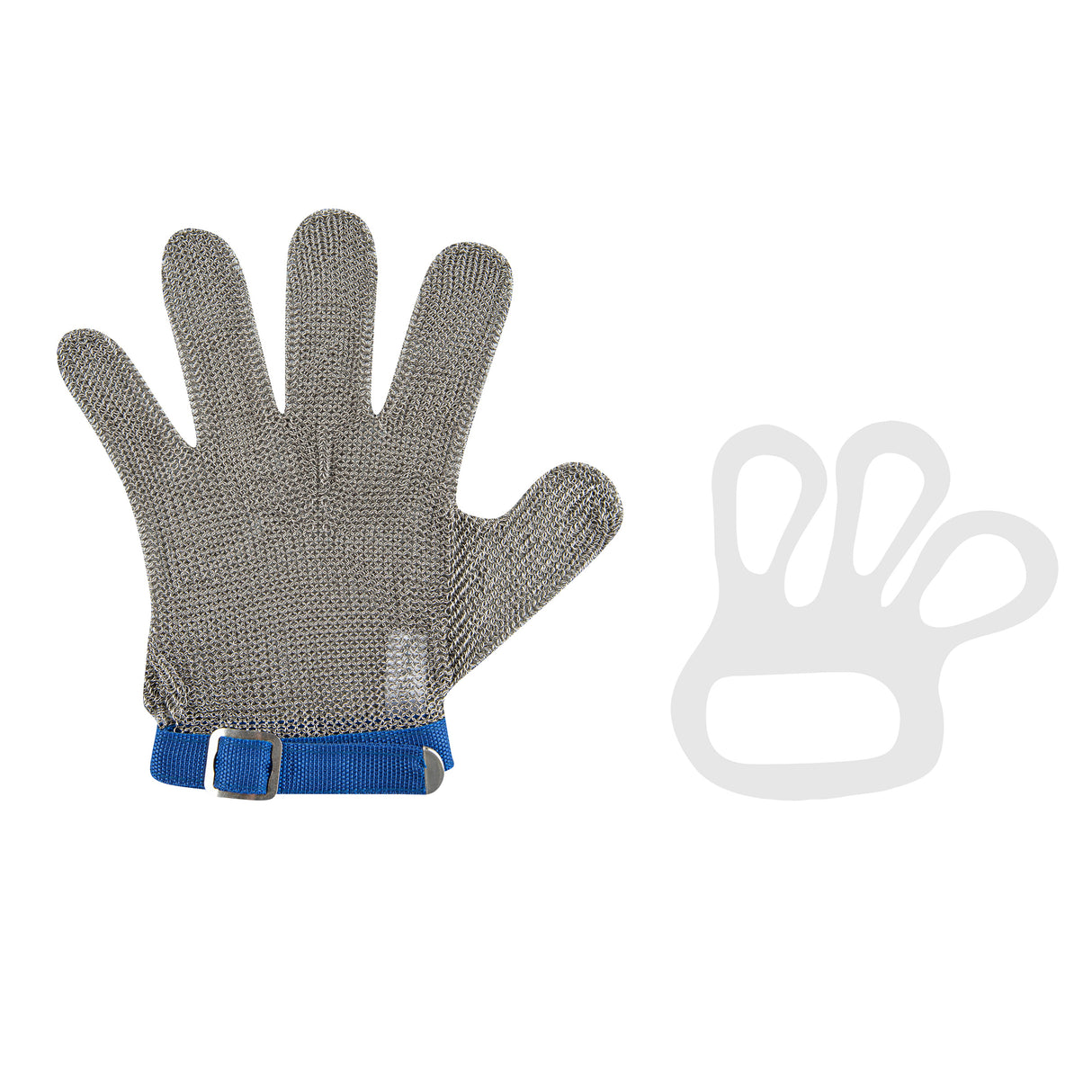 Gloves, Cut-Resistant, Life Protector, Large, Fiber & Stainless Steel Mesh, Level 9, 10 x 5 Inch,1 - 1 EACH
