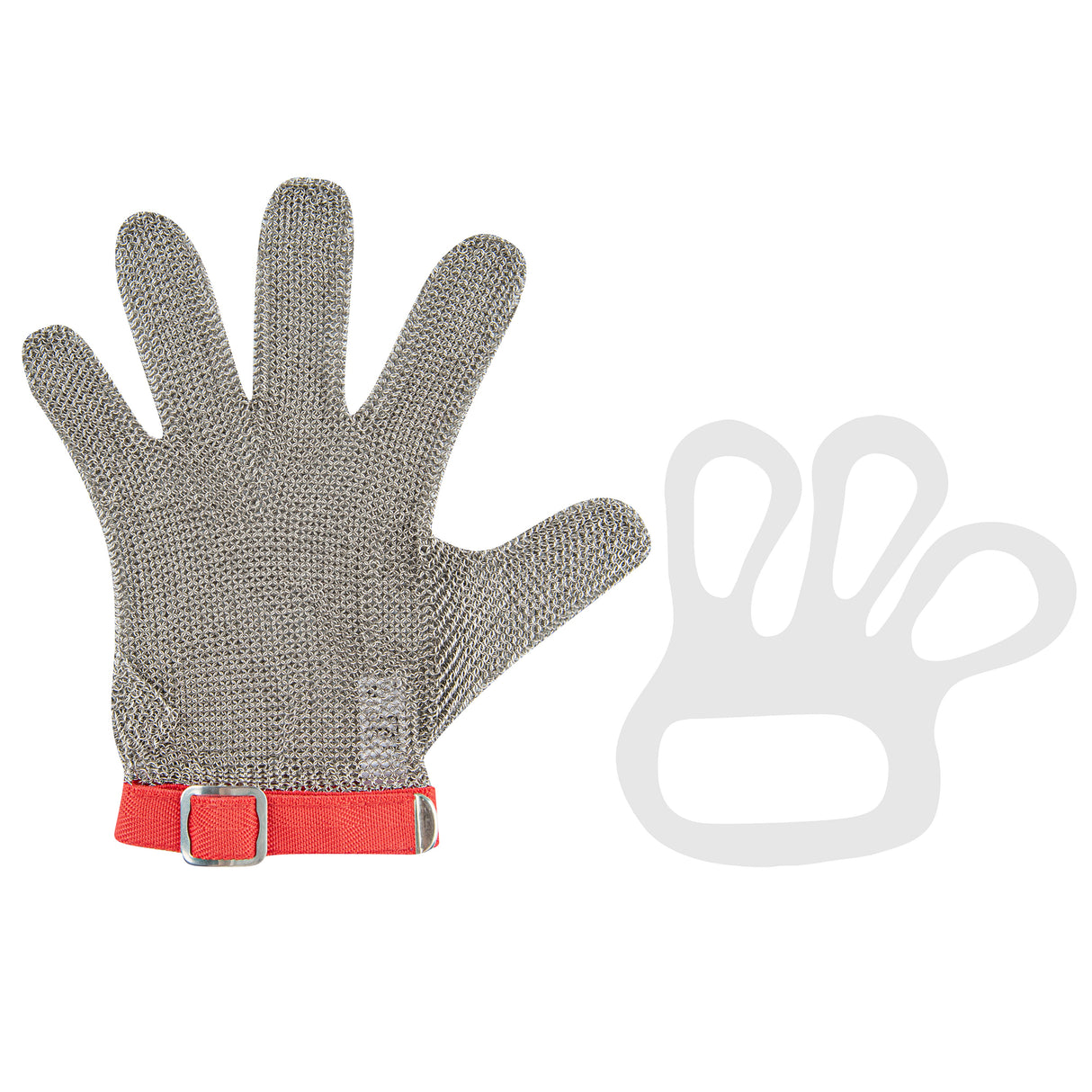 Gloves, Cut-Resistant, Life Protector, Medium, Fiber & Stainless Steel Mesh, Level 9, 9.75 x 4.75 Inch,1 - 1 EACH