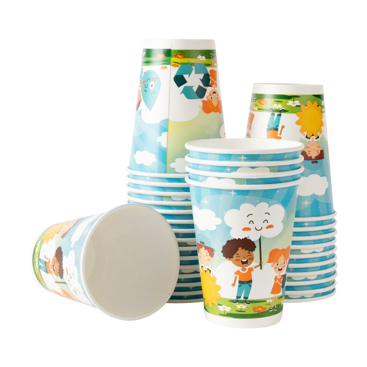 Cups, RW Kids 12 Ounce, Paper, 3.25 x 3.25 x 4.25 Inch,50 - 1 EACH