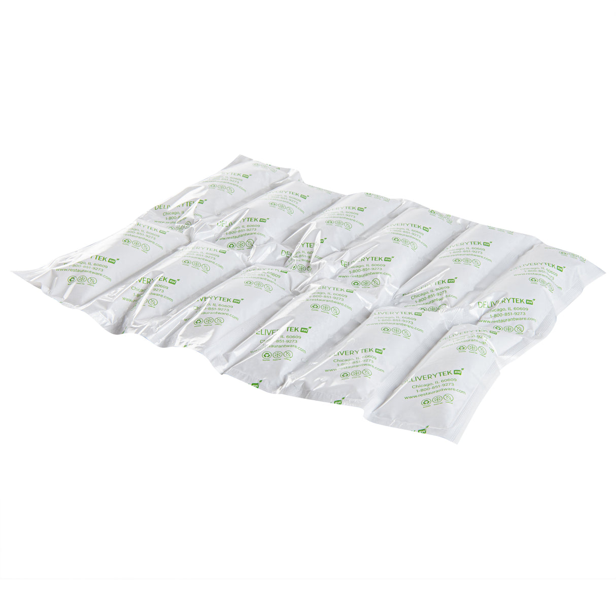 Ice Packs, Shipping, Delivery Tek, Plastic, 2 x 6 Cells, 15.25 x 11.5 Inch,100 - 1 EACH
