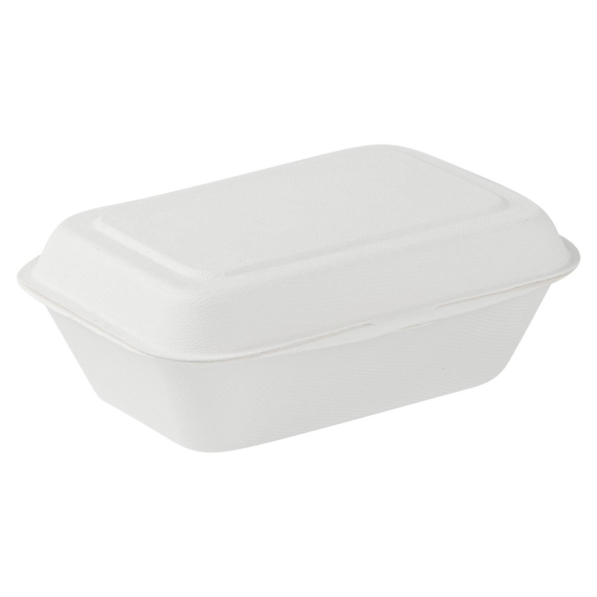 Containers, Pulp Safe 20 Ounce, Sugarcane & Bagasse, White, 7.25 x 5.5 x 2.5 Inch, Clamshell,100 - 1 EACH