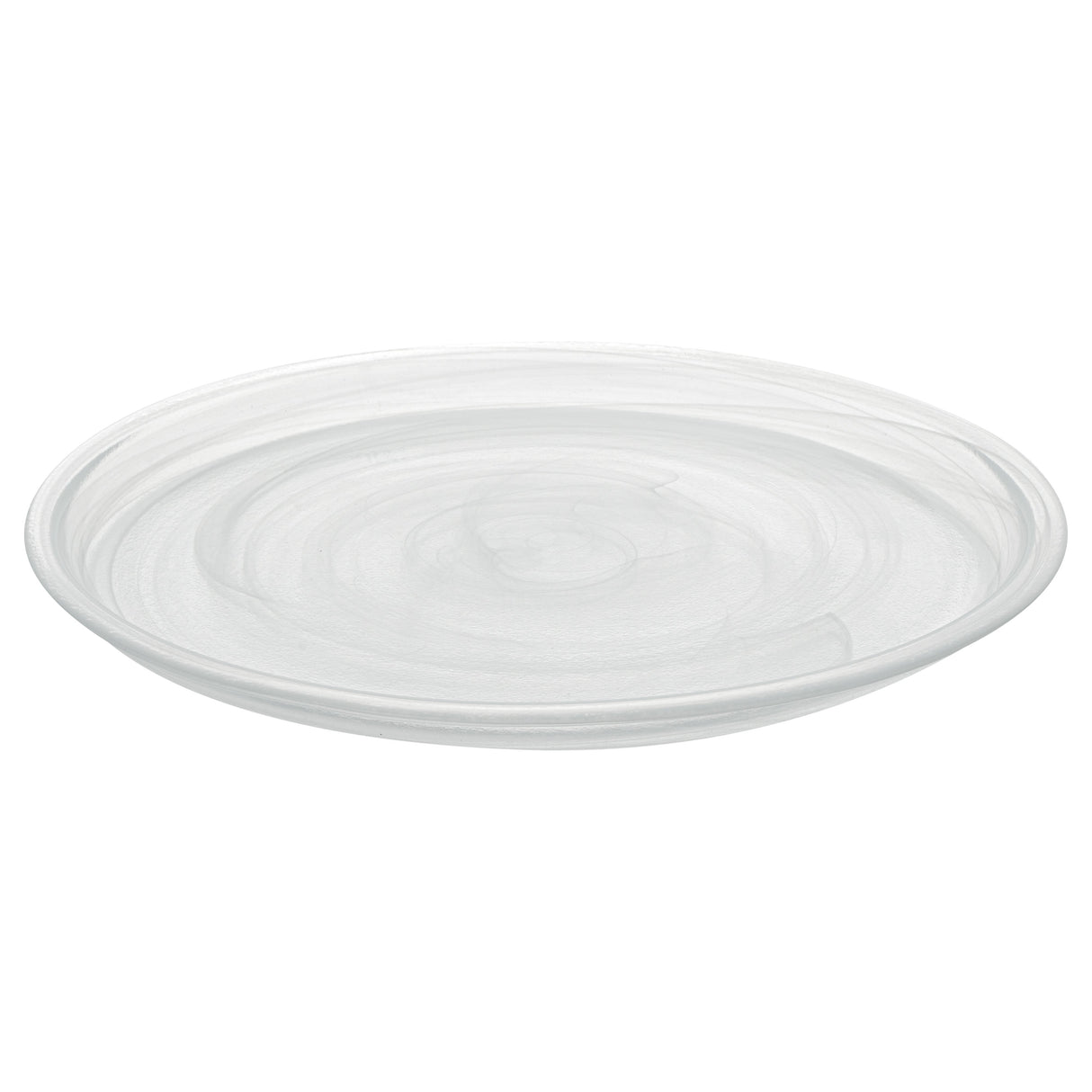 Plates, Vetri 11 x 11 x 0.75 Inch, Glass Solar, White, Round,6 - 1 EACH