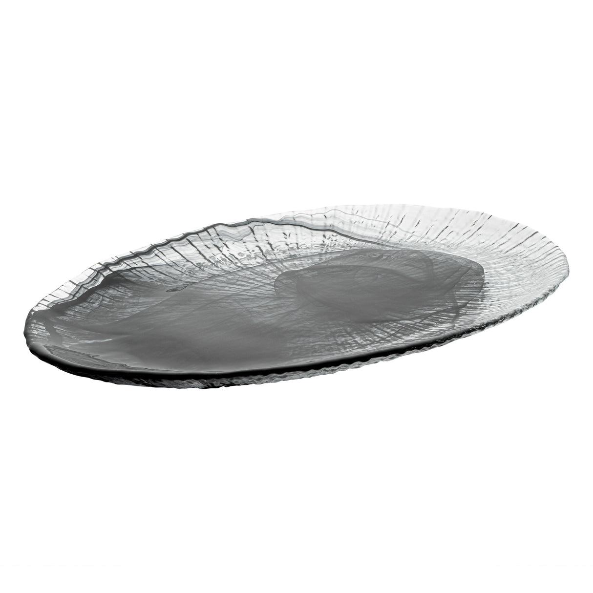 Plates, Serving, Vetri 15 x 9.75 x 1.25 Inch, Glass Focus, Black, Oval,6 - 1 EACH