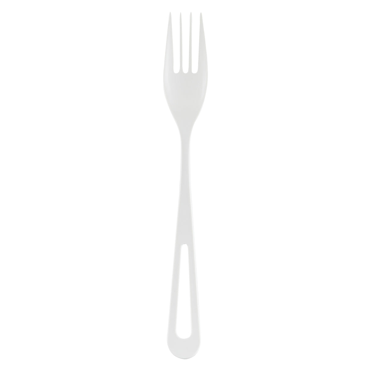 Forks, Basic Nature, Plastic, White, 7.5 Inch, CPLA, Heat-Resistant,250 - 1 EACH