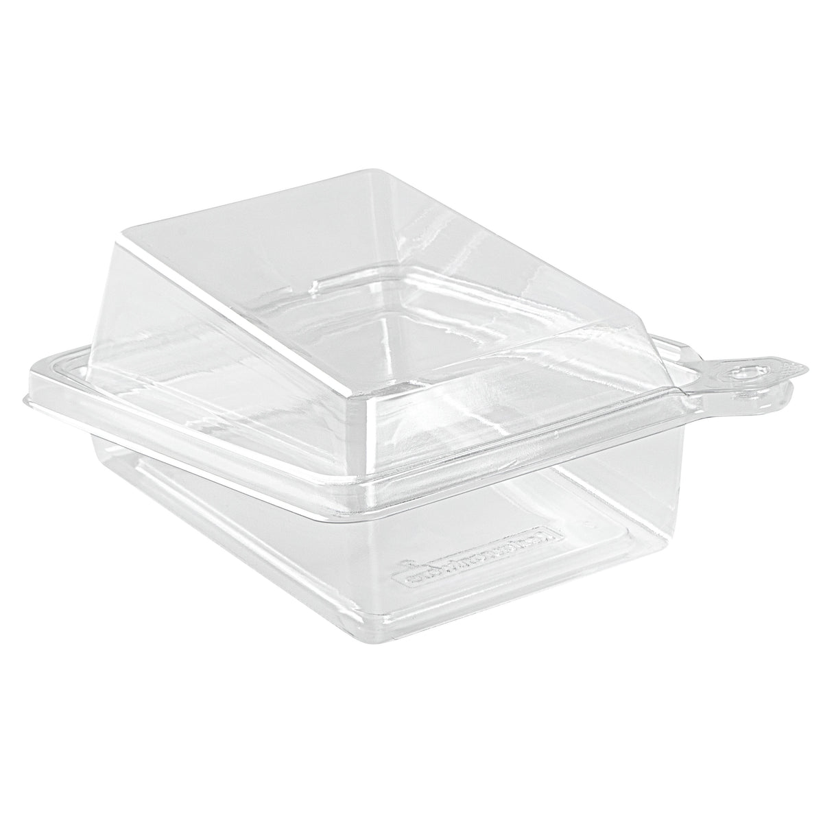 Containers, Sandwich, Tamper Tek, Plastic, Clear, 6 x 4.5 x 2.25 Inch, with Lid, Tamper-Evident, 1 Each,100 - 1 COUNT