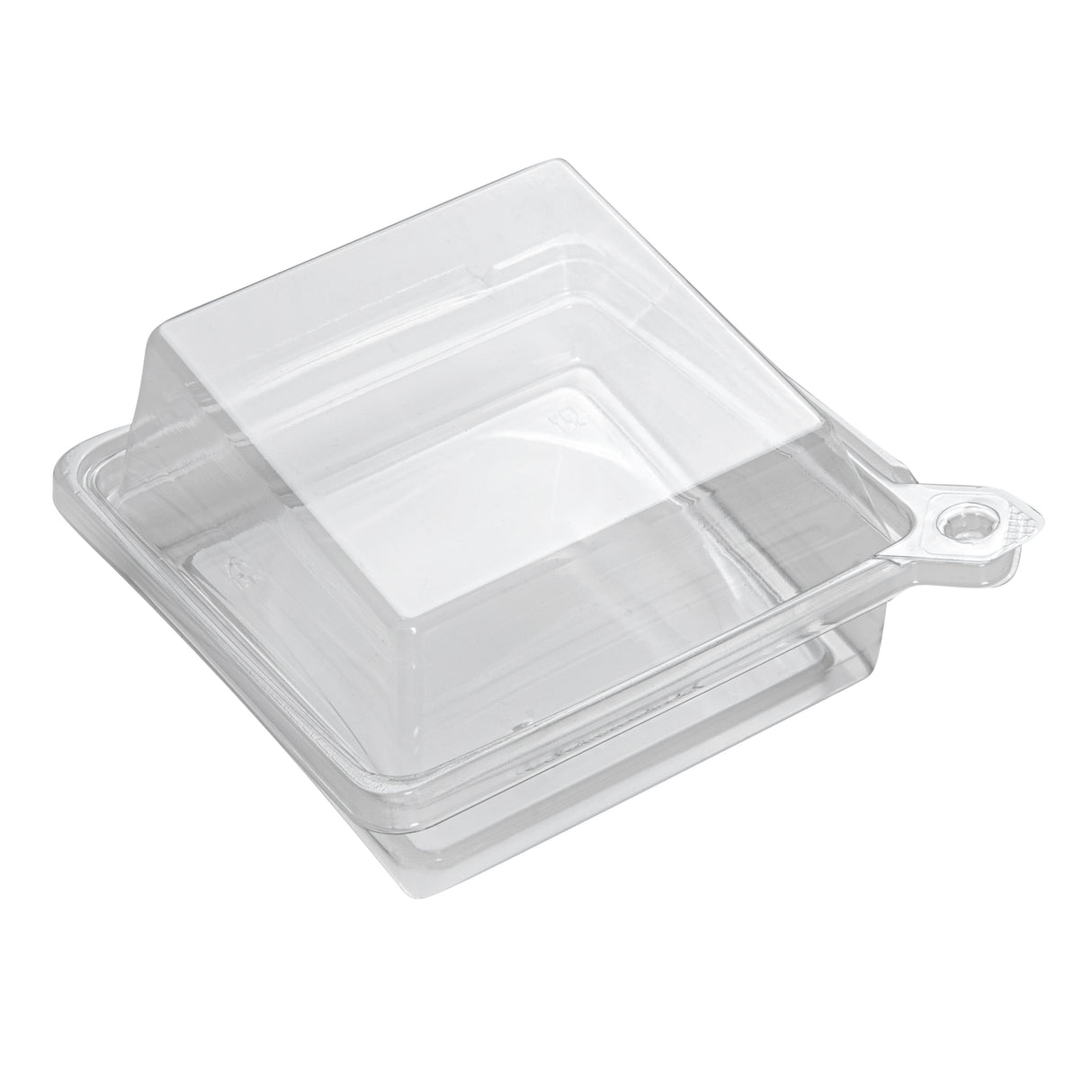 Containers, Sandwich, Tamper Tek, Plastic, Clear, 5.75 x 5.5 x 2.5 Inch, with Lid, Tamper-Evident,100 - 1 EACH