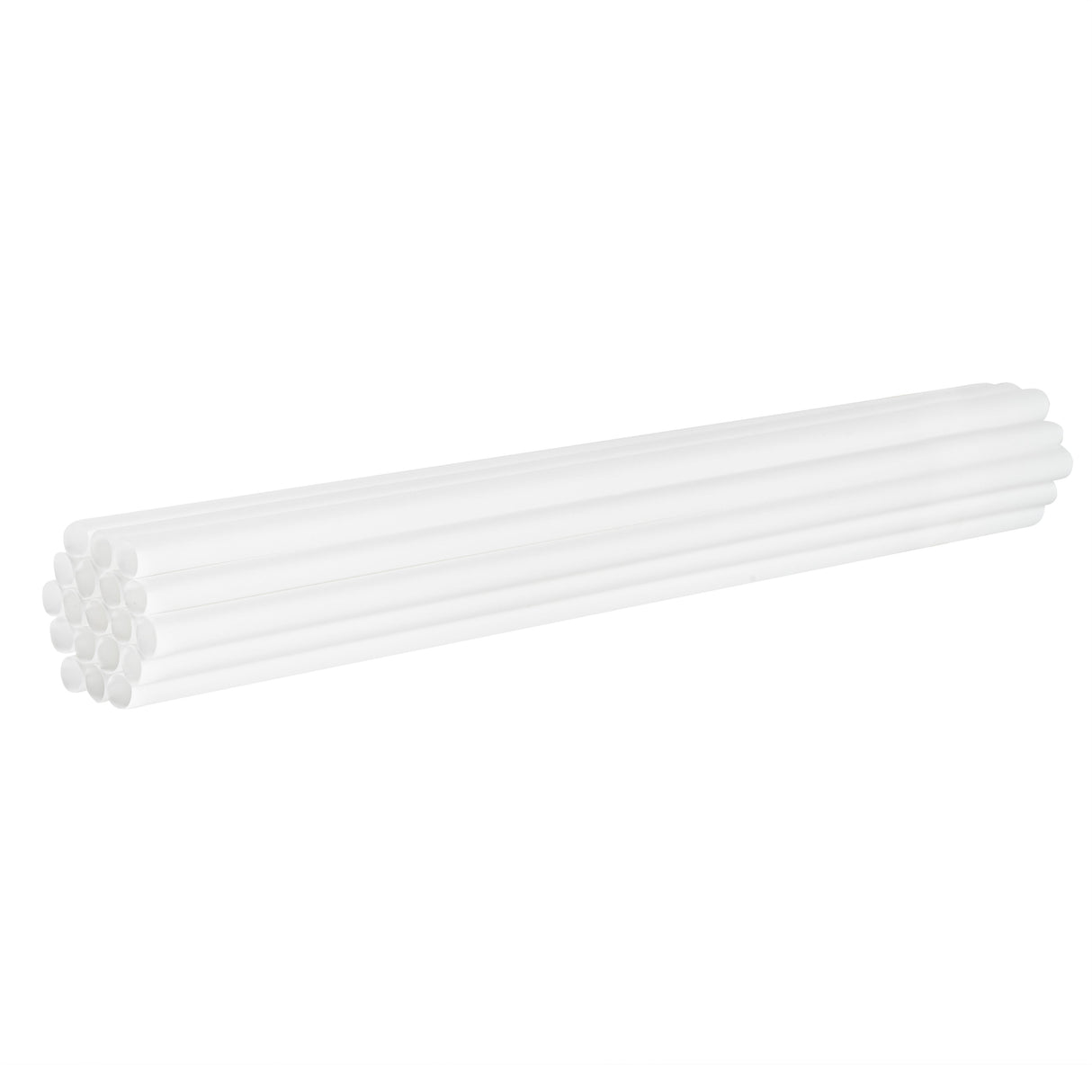 Straws, Basic Nature 8.25 Inch, Plastic, White, PLA & PBAT,2000 - 1 EACH