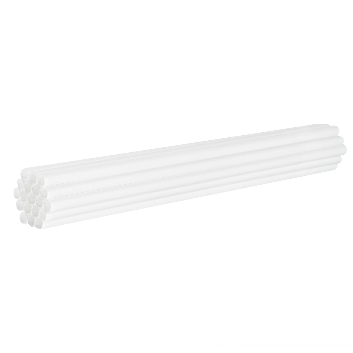 Straws, Basic Nature 8.25 Inch, Plastic, White, PLA & PBAT, 1 Each,2000 - 1 COUNT