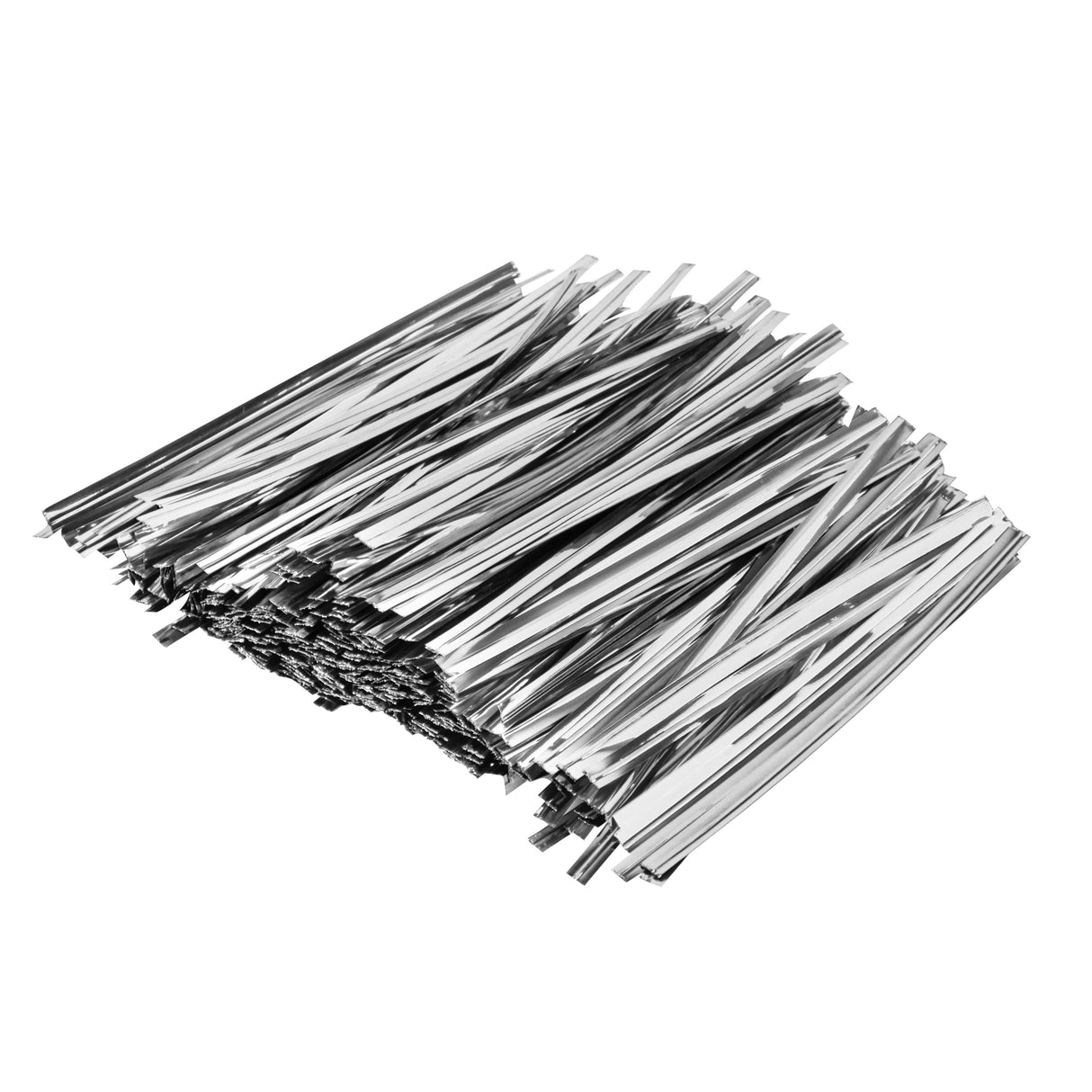 Twist Ties, Bag Tek, 4 Inch, Silver,500 - 1 EACH