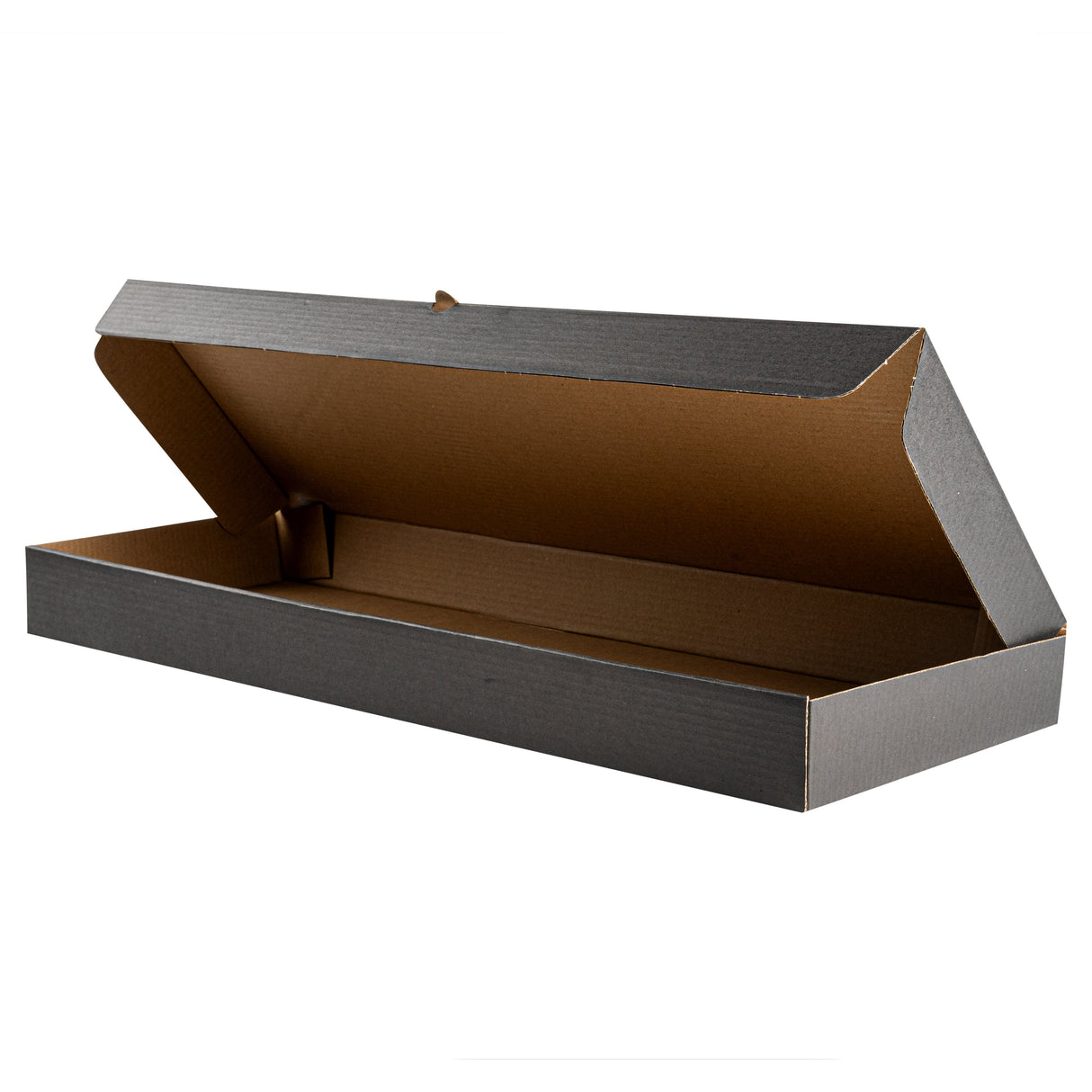 Boxes, Flatbread, 24 x 12 x 2 Inch, Paper, Kraft & Black, Corrugated,50 - 1 EACH