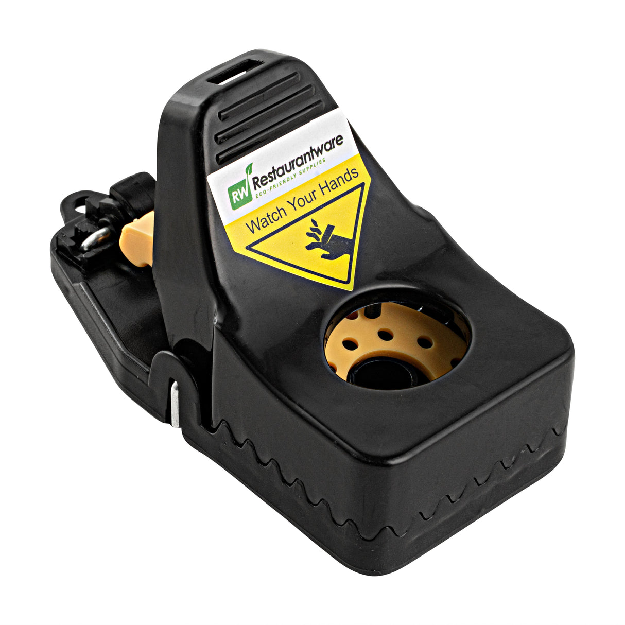 Mouse Traps, Interlocking Teeth, Pest Tek, Bait Cap, Black, Plastic, Reusable,6 - 1 EACH