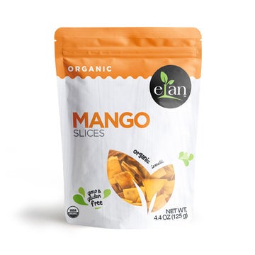 Mango, Sliced, Dried, Organic,8 - 125 Gram Avg