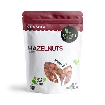 Hazelnuts, Raw, Whole,8 - 165 Gram Avg