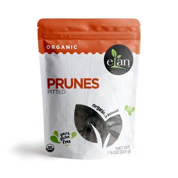 Prunes, Pitted, Organic,8 - 225 Gram Avg