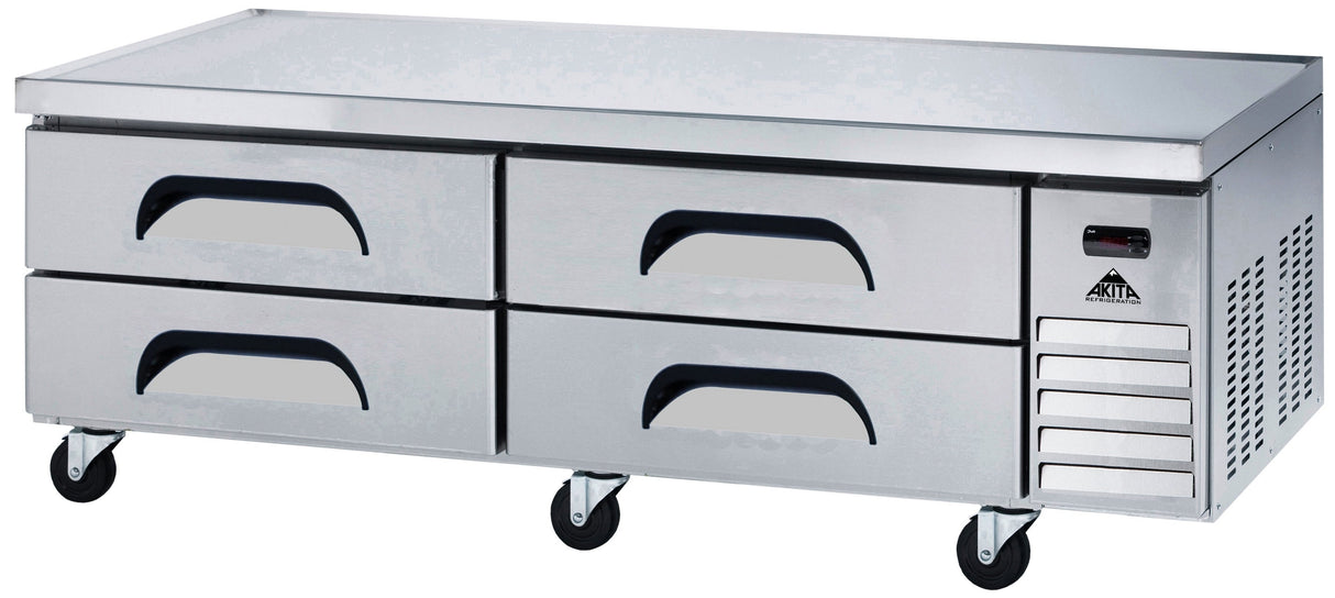 Chef Base, 74 Inch, Refrigerated, 4-Drawer, Stainless Steel,1 - 1 EACH