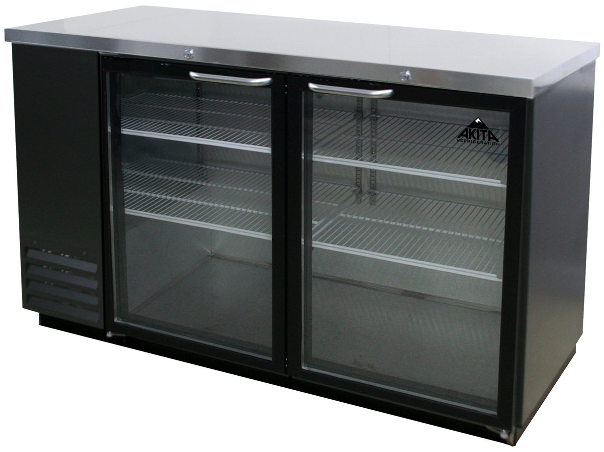 Refrigerator, Back Bar, 59 Inch, Glass Door,1 - 1 EACH