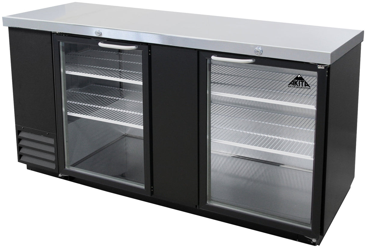 Refrigerator, Back Bar, 69 Inch, Glass Door,1 - 1 EACH