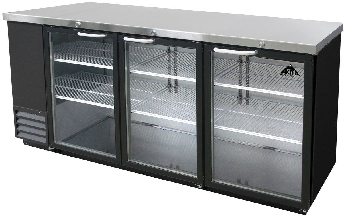 Refrigerator, Back Bar, 79 Inch, Glass Door,1 - 1 EACH