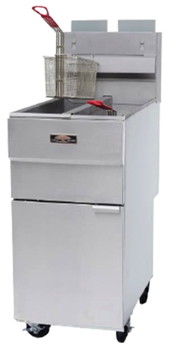 Fryer, Full Pot, Gas, Floor Model, 25 Pound,1 - 1 EACH
