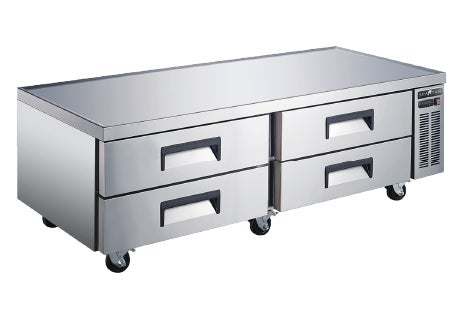 Chef Base, 72 Inch, Refrigerated, 4-Drawer, Stainless Steel,1 - 1 EACH