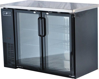Refrigerator, Back Bar, 48 Inch, Glass,1 - 1 EACH