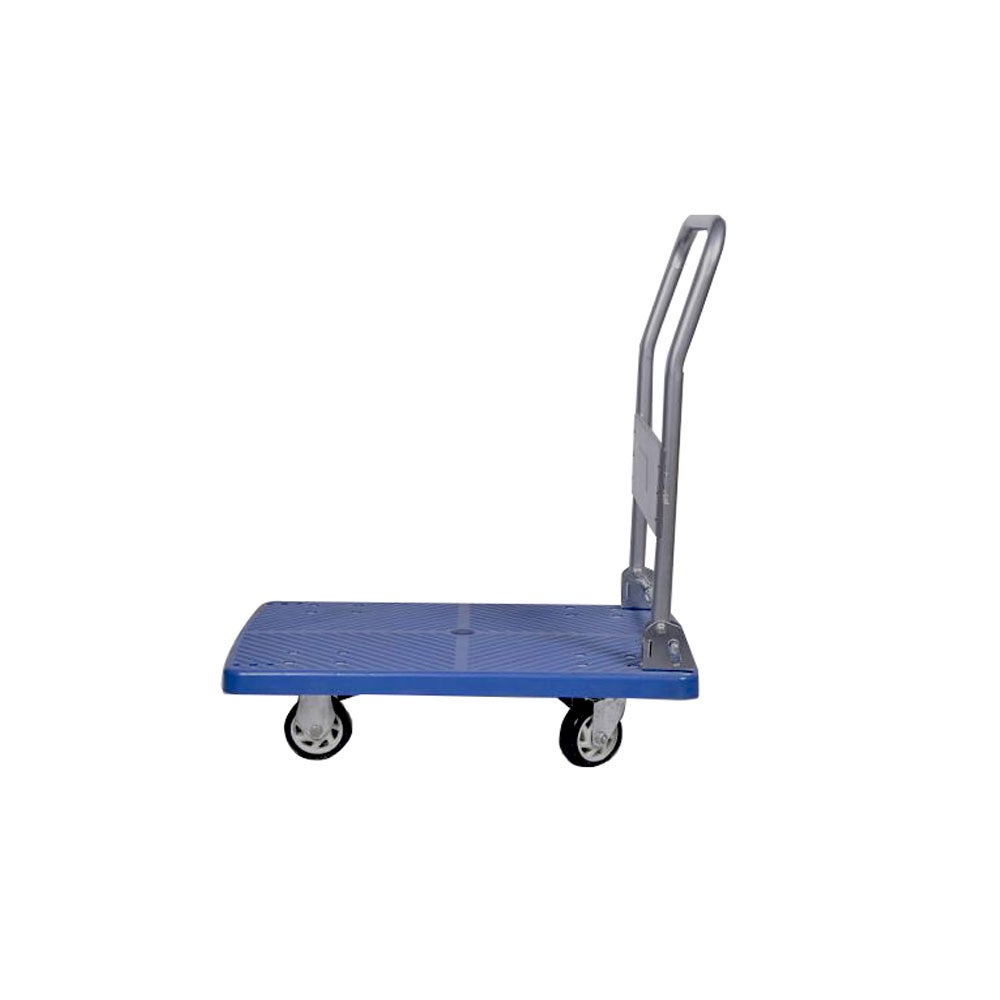 Cart, Platform, 31.5 x 21 x 32.75 Inch, Folding, Clean Blue, Plastic, 660 Pound Capacity,1 - 1 EACH