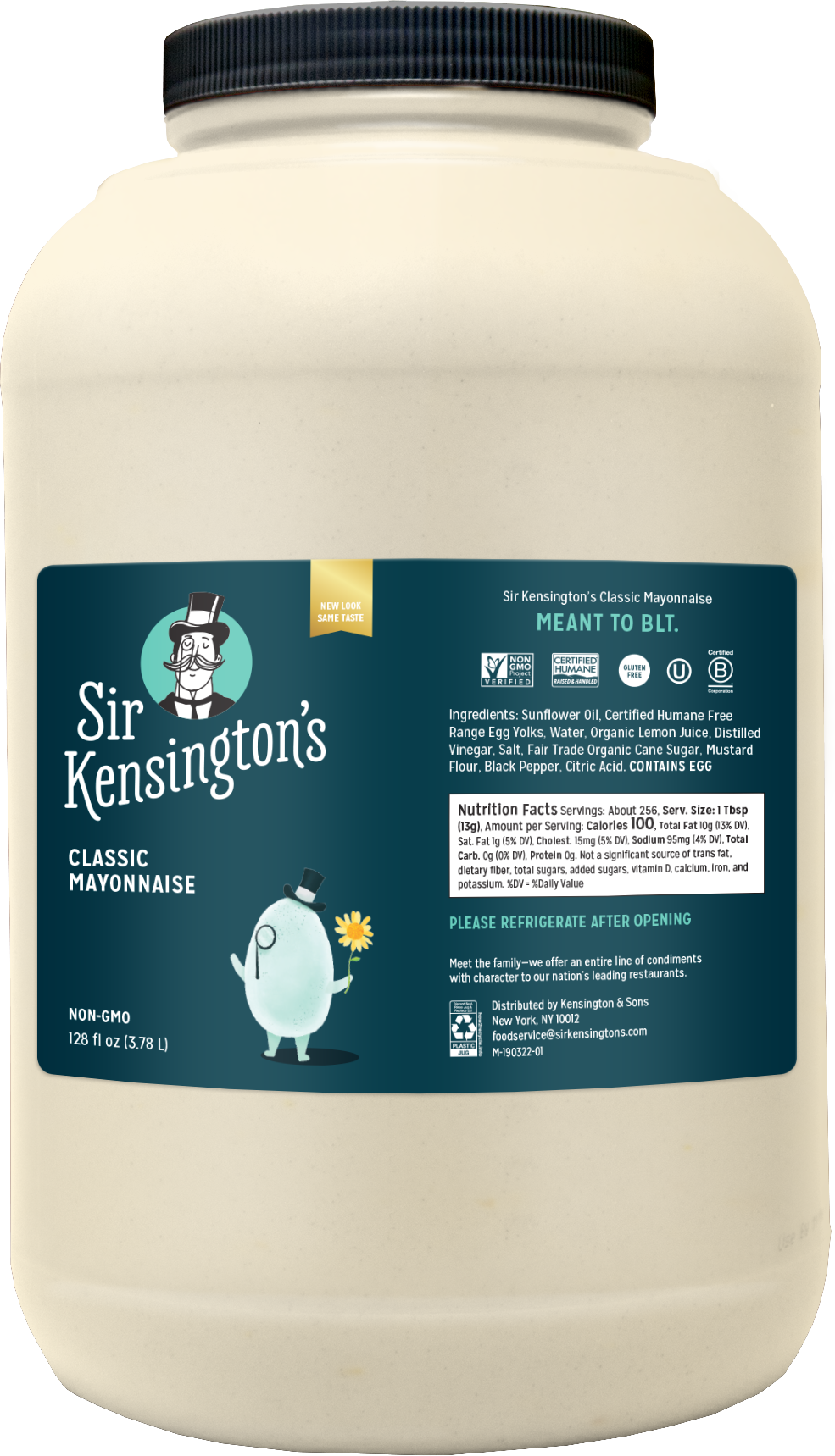 Mayonnaise, Vegetarian,4 - 1 GALLON
