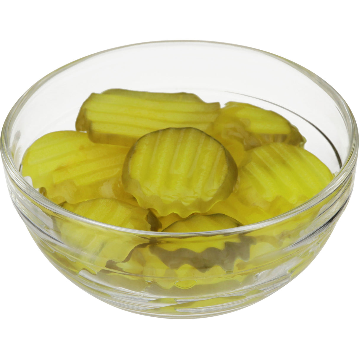 Pickles, Dill, Crinkle Cut Slices, 0.13 Inch,1 - 5 GALLON