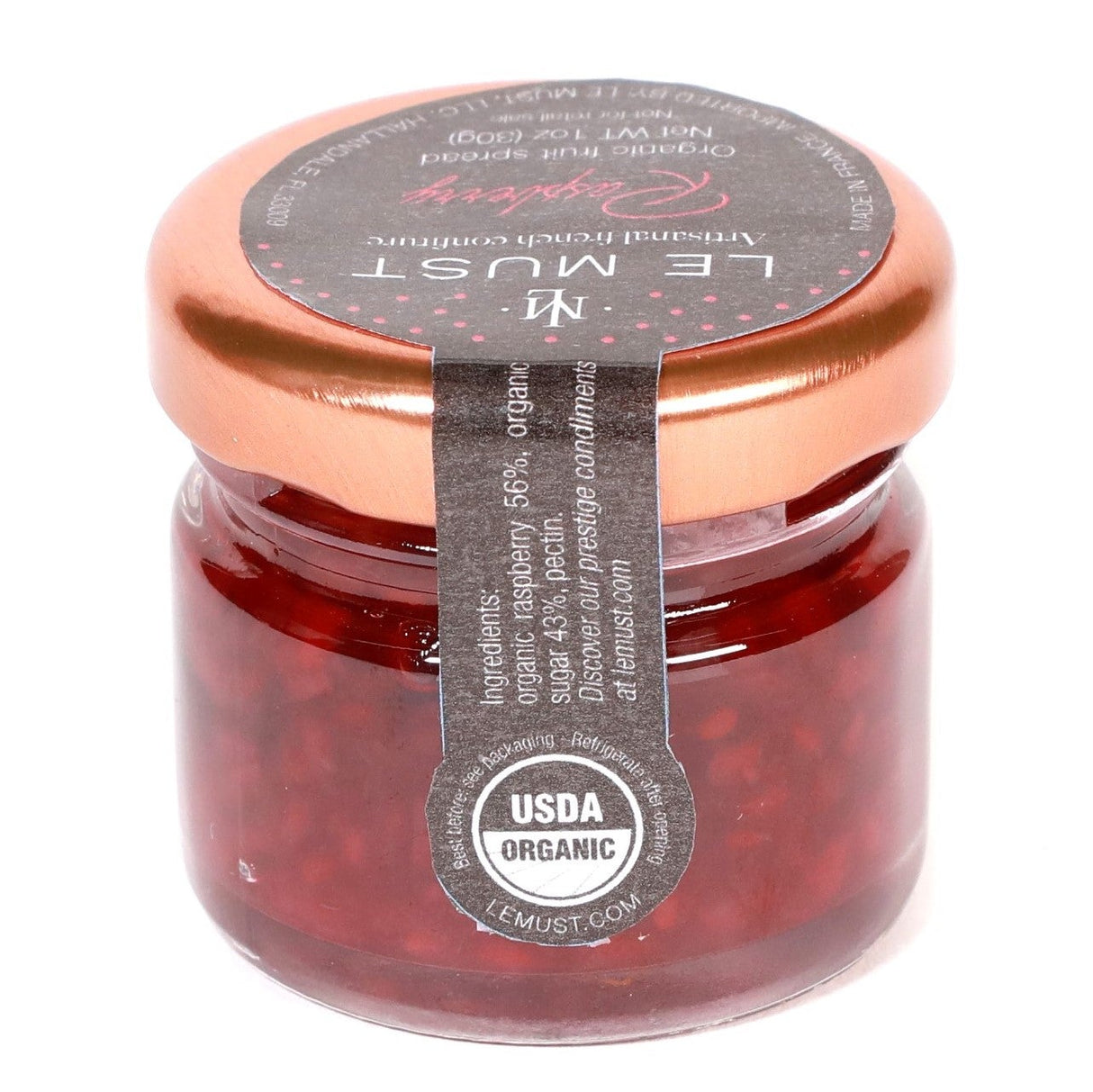 Preserves, Raspberry, Room Service Glass Jars,72 - 1 OUNCE