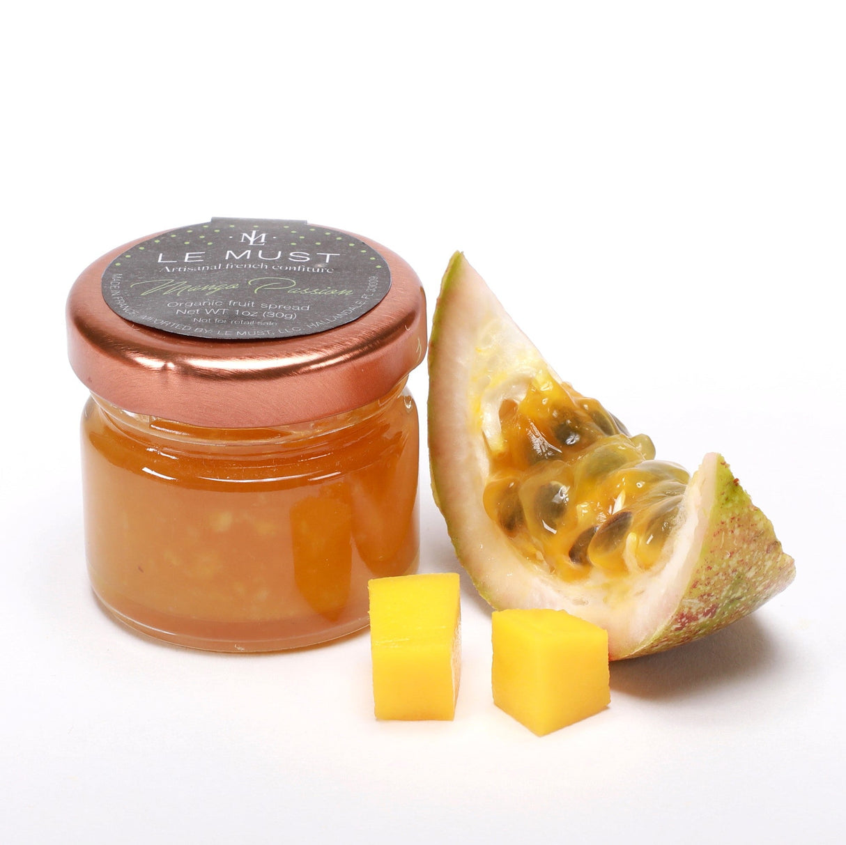 Preserves, Mango & Passion Fruit, Room Service Glass Jars,72 - 1 OUNCE