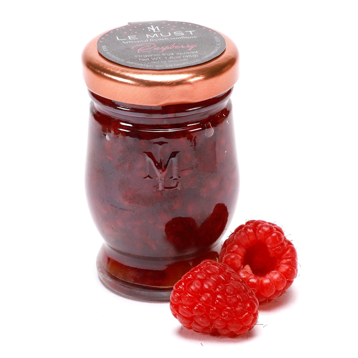 Preserves, Raspberry, Room Service Glass Jars,48 - 1.6 OUNCE