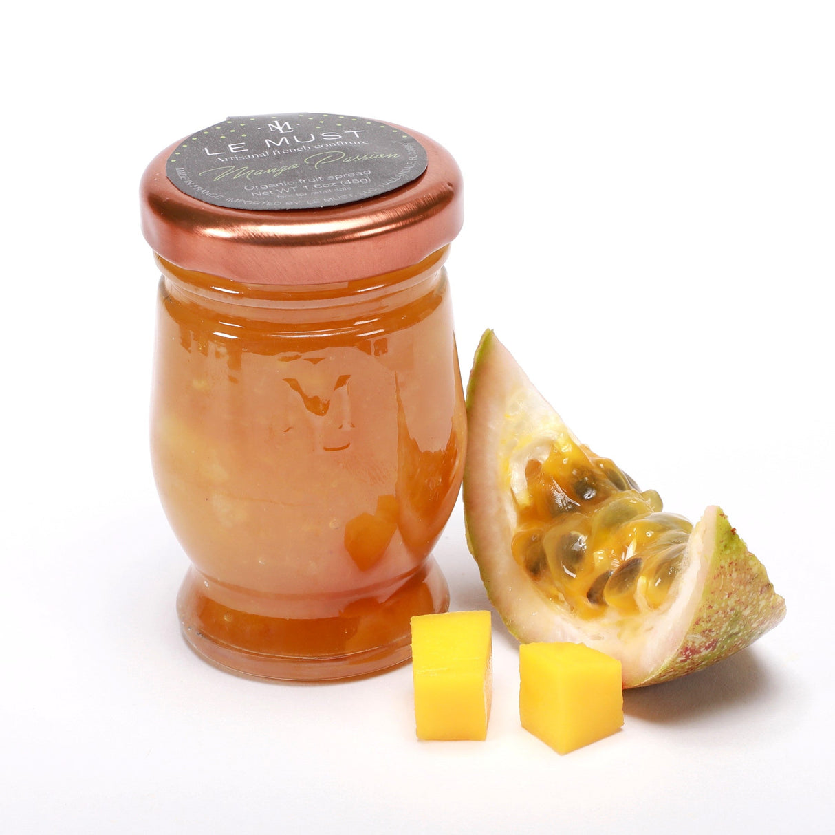 Preserves, Mango & Passion Fruit, Room Service Glass Jars,48 - 1.6 OUNCE