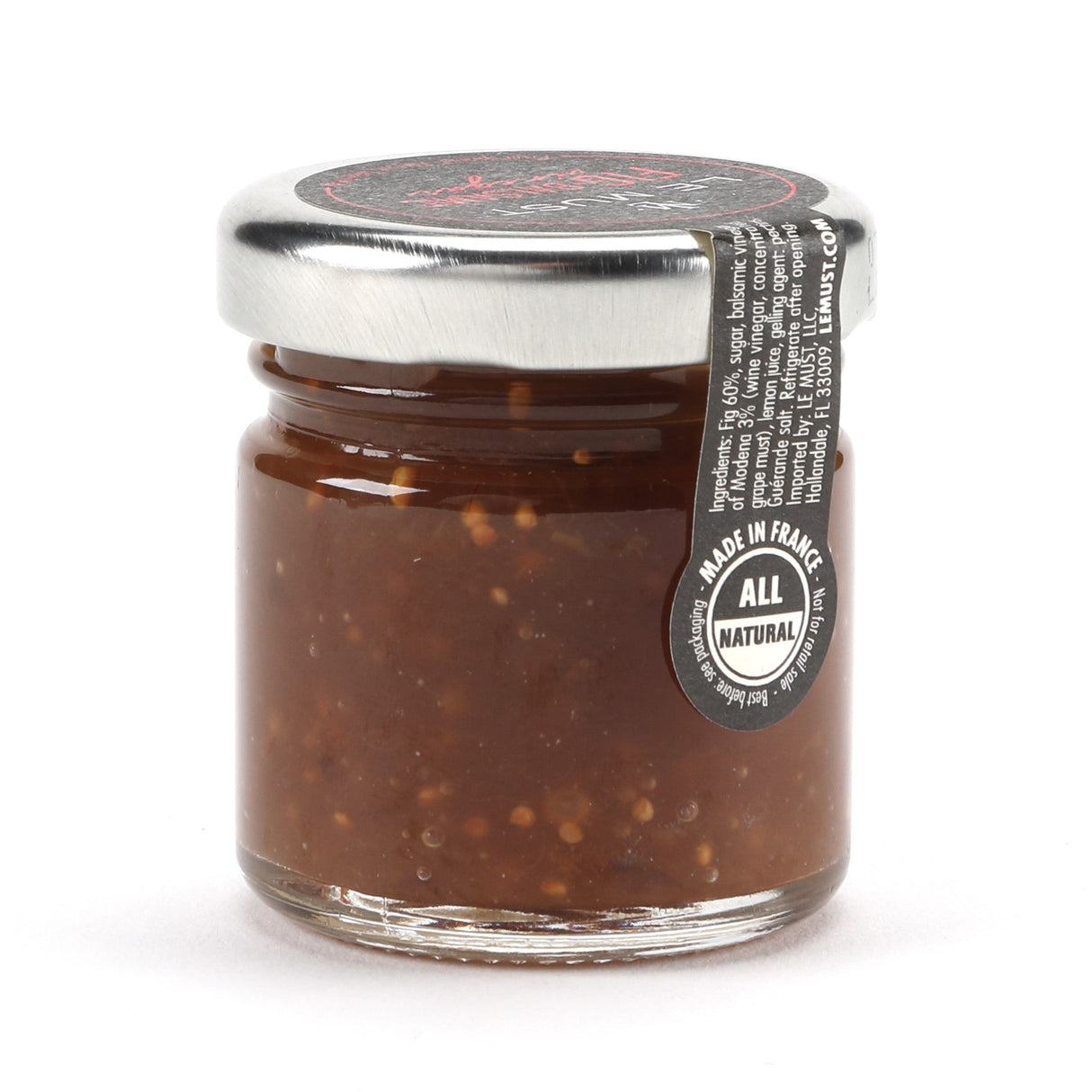 Confit, Fig, with Aged Modena Balsamic, Single-Serve, Glass Jar,40 - 1.4 OUNCE