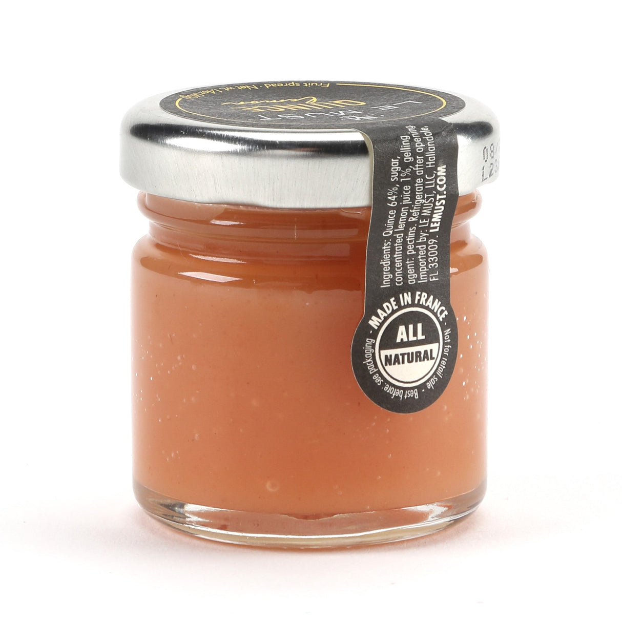 Chutney, Quince Lemon, Single-Serve, Glass Jar,40 - 1.4 OUNCE