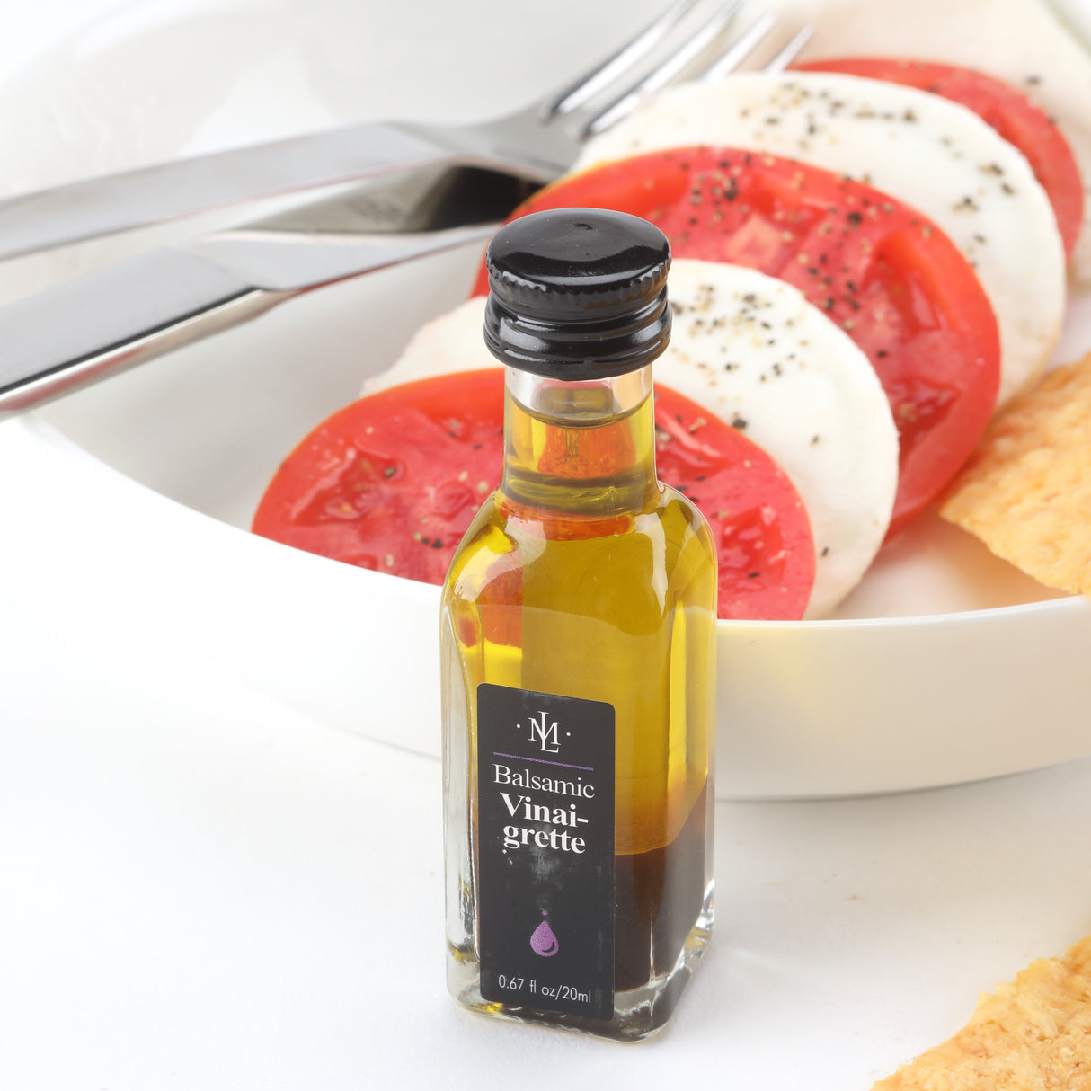 Vinaigrette, Balsamic, with Olive Oil, Single-Serve Glass Bottle,128 - 0.67 FLUID