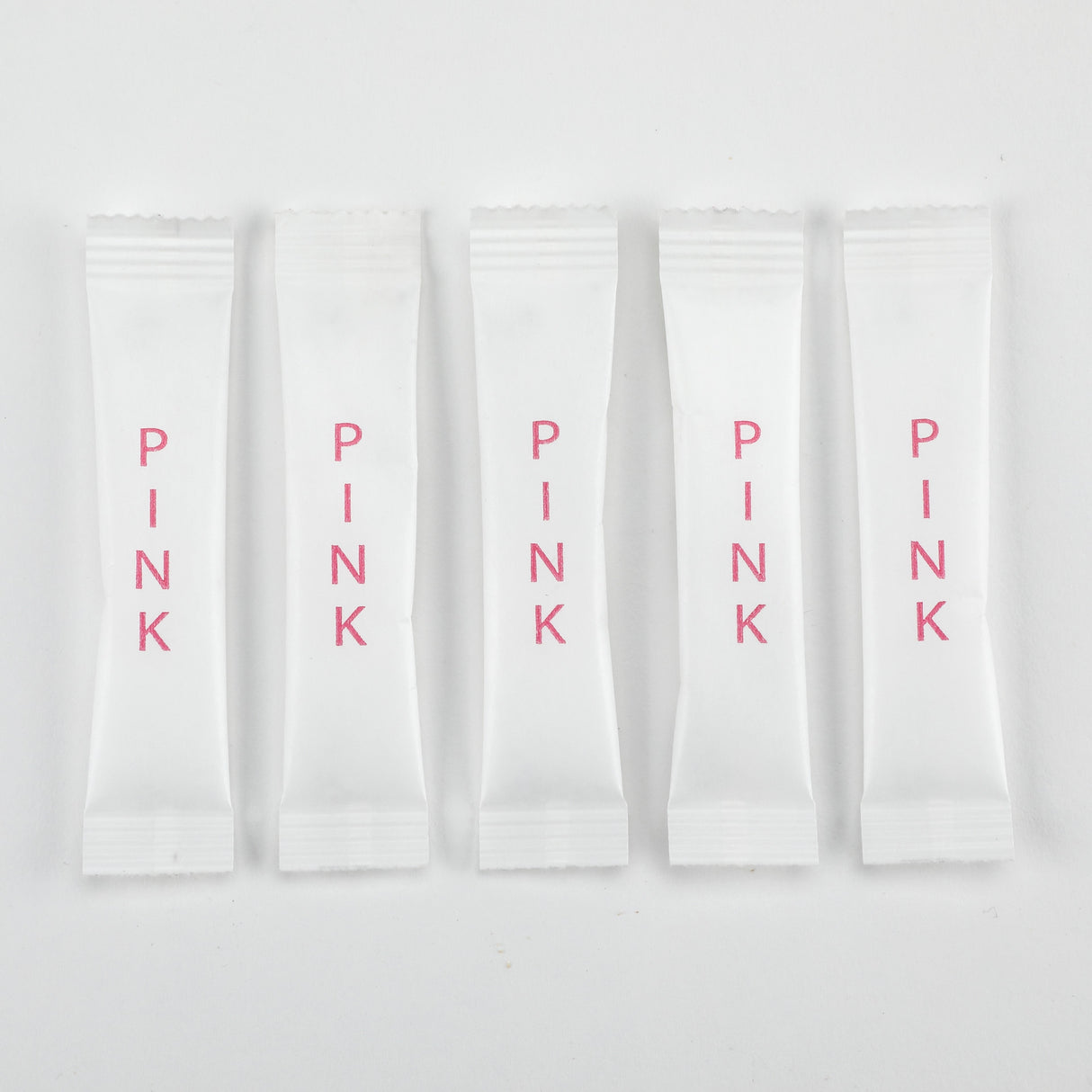 Sweeteners, Saccharin, Stick Packets, Pink,1000 - 1 Gram Avg