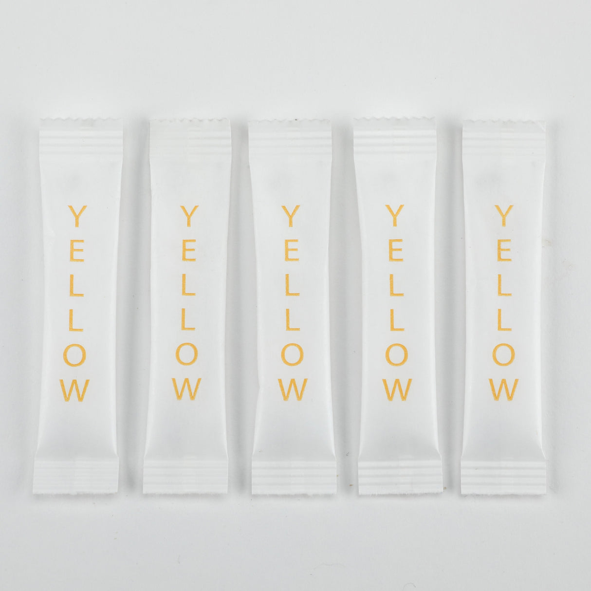 Sweeteners, Sucralose, Stick Packets, Yellow,1000 - 1 Gram Avg